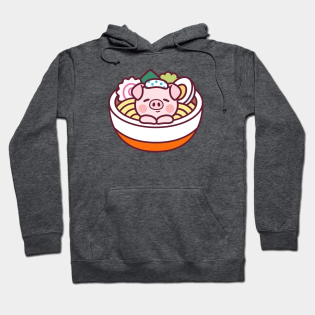 Tonkotsu Ramen Kawaii Hoodie by kudasai